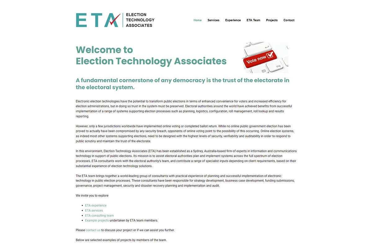 Home-Election-Technology-Associates